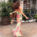 Women's Elegant Slim Fit Printed Dress European American Style Autumn New Scarf Collar Sexy Backless Strapless Regular Size_ecoleips.com