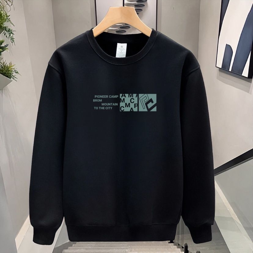 FW25 Matching Couple Cotton Crew Neck Sweatshirt - His & Hers_ecoleips.com