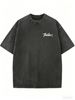 Women's Mineral Wash Oversized T-Shirt, Relaxed Fit Streetwear Summer Essential_ecoleips.com