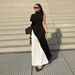 Women's Asymmetrical High Neck Pleated Sleeveless T-Shirt Style Slim Fit Base Layer Fashionable Elegant New Spring Summer_ecoleips.com