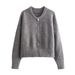 Autumn Zip-Up Knit Cardigan Jacket – Pilot-Inspired Stand Collar Unisex Sweater Coat_ecoleips.com