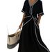 Independent Station European And American Summer New Bohemian Style Cross-Border Elegant Commuter Long Dress_ecoleips.com