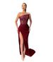 Women's Clothing Green Sequin Fairy Long Sleeveless Fashion One Piece Temperament Mid Length Evening Dress_ecoleips.com