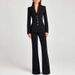 Women's Clothing Women's Autumn Winter Long Sleeve Blazer Vest Pants Three-Piece Suit - Stylish Casual Office Wear In Pink, Black, White_ecoleips.com