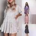 Women's Loose Fit Round Neck Short Sleeve Sequin Glitter Mini Dress – Party Evening Gown_ecoleips.com