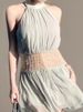 Women's Fashion French O-neck Banquet Dress Elegant Lace Embroidery Solid Long Dress 2026 Casual Flared Sleeves Slim Party Dress_ecoleips.com