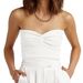 Aria Basics Aria Basics European And American Spring/Summer New Solid Color Strapless Short Tight-Fitting Backless Tube Top Cross-Border_ecoleips.com