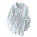 Fashion Women's Summer Two-Piece Set Thin Embroidered Butterfly Long Sleeved Sun Protection Shirt And Casual Shorts_ecoleips.com