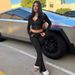2024 Winter New European And American Hot-Selling Women's Clothing Zipper Long-Sleeve Hooded Top Flared Long Pants Set_ecoleips.com