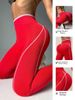 Women's High-Waisted Striped Yoga Pants – Ultra-Stretchy & Quick-Dry For Running, Gym & Pilates (S-L)_ecoleips.com