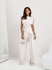Women's Casual Solid Color Irregular Short Sleeve Set Spring/Summer New Fashion Clothing_ecoleips.com
