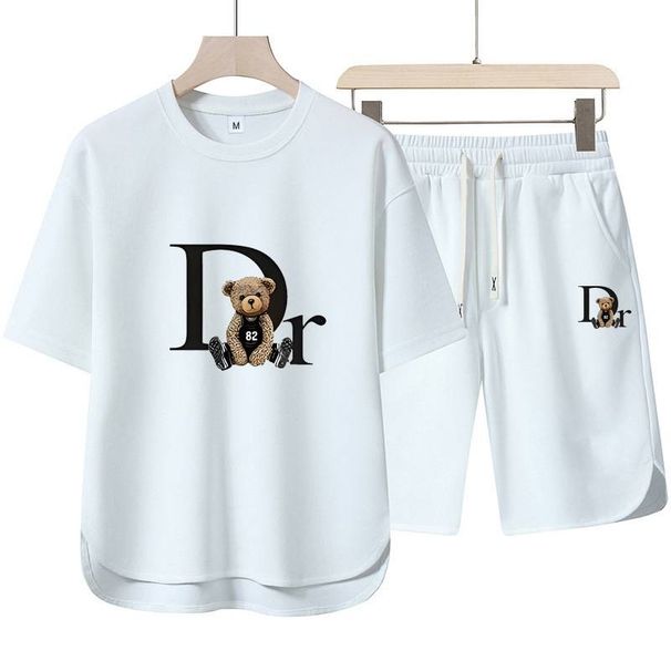 Women's Casual Sports Style Two-piece Set With Short Sleeved Top And Comfortable Shorts Set_ecoleips.com
