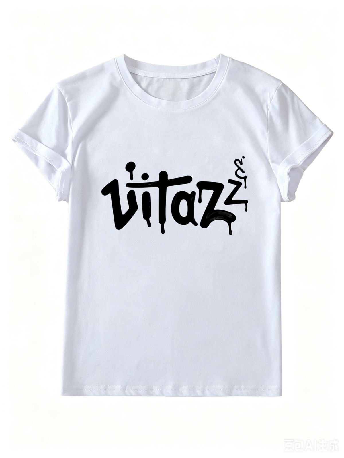 Ladies Solid Color Slim T Shirt, 100% Cotton Black White Short Sleeve Tee, Classic Fitted Casual Top For Daily Outfit_ecoleips.com