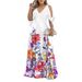 2024 Spring/Summer Betelling Elegant European And American Off-Shoulder Short-Sleeve V-Neck Printed A-Line_ecoleips.com