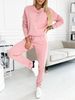 Women's Round Neck Solid Color Long Sleeve Casual Top Button Detail Comfort Fit Spring/Autumn Fashion_ecoleips.com