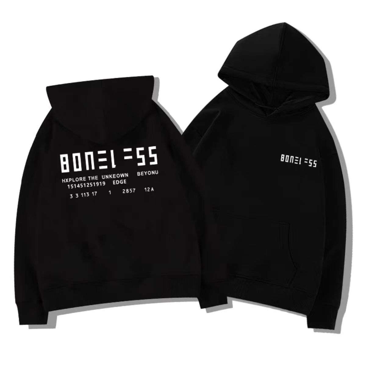 FW25 Couple Style Cotton Hooded Sweatshirt Pullover - Men's And Women's Versions_ecoleips.com