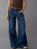 Women's Stretch Wide Leg Jeans - Classic Blue Denim Pants With Functional Pockets | Comfortable & Elegant For Work & Casual_ecoleips.com