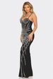 New European And American Sexy And Fashionable Sleeveless Rhinestone Camisole Backless Slim Fit Dress Party Dress_ecoleips.com