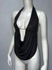 Women's Clothing Halter Neck Vest Music Festival Hot Girl Elastic Lace Black Suspenders_ecoleips.com