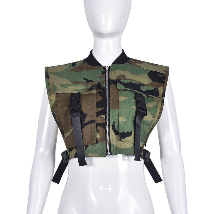 popular fashion trend women's workwear vest top women 8156DF_ecoleips.com