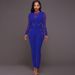 Lace Bodysuit Jumpsuit – Long Sleeve High-Waisted Lace Romper For Women (S-XL, Polyester, Sexy Lace Design, Tight Fit, Party Wear)_ecoleips.com