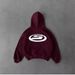 Women's Plus Size Velvet Hooded Sweatshirt Casual Letter Print Autumn Winter Top Trendy Street Style Couple Outfit_ecoleips.com