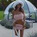 Women's Faux Fur Crop Top And Bodycon Skirt Set, Sexy Two Piece Outfit For Party, Clubwear, Night Out, Street Style_ecoleips.com