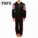 Women's plus Size 3 Piece Sportswear Set Zip up Hoodie Vest And Pants Casual Athletic Outfit Color Block Design_ecoleips.com
