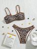 2026 New Printed Triangle Cup Bikini Top Bottom Two Piece Swimsuit Women's Tie up European American Style INS Hot Spring Swimwear_ecoleips.com