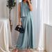 Women's Clothing Wide Leg Pants Casual Fashion Solid Color High Waist Loose Suit_ecoleips.com