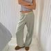 New Fashion Casual Striped Cotton High-Waisted Wide Leg Pants With Print - Comfortable & Stylish For Women_ecoleips.com