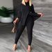 Women's Clothing Sexy Splicing Slit Suit Nightclub Clothes_ecoleips.com