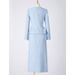 Blue Commuter Suit For Women High-End Two Piece Formal Attire With Jacket And Skirt Elegant Fashionable New Style Youthful Professional_ecoleips.com