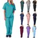 Women's Clothing Summer Hand Washing Clothes Thin Male Doctor Surgical Clothes Female Nurse Work Clothes Elastic Quick Drying Suit_ecoleips.com