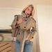 European And American Cross-Border Autumn Winter New Women's Fashion Elegant Commuter Stand Collar_ecoleips.com