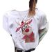Merry Christmas Tree Santa Claus Trendy Fashion Base Shirt Casual Plus Size Short Sleeve T-Shirt For Women European And_ecoleips.com