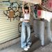 In-stock American Retro Low-waist Loose Wide-leg Pants, Versatile Floor-length Straight Jeans Women, Available For_ecoleips.com