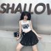Women's Punk Nightclub Cropped Tank Top Gothic Street Style Print Summer Suspender Top European And American Trend Sexy_ecoleips.com