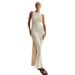 Women's Clothing Sexy Hook Flower Hollow Knitted Split Dress Long Dress Women's Bikini Swimsuit Outer Wear Holiday Beach Cover Up_ecoleips.com