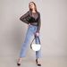Women's Clothing Women's Clothing High Waist Rhinestone Stitching Jeans Wide Leg Pants Straight Long Casual Jeans Women_ecoleips.com