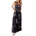 Women's Clothing Summer Denim Floral Print Jumpsuit Women's Sleeveless Casual Overalls European And American Style Fashion Jumpsuits Rompers_ecoleips.com