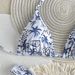 Women's Floral Tie-Dye Bikini Set Trendy Blue Print Two Piece Swimsuit for Beach And Vacation Versatile Summer Essential_ecoleips.com