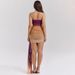 Sexy Strapless Mini Dress, Gradient Ombre Mesh Fabric, Delicate Ruched Detail, Skinny Bodycon Silhouette, Stylish Club Party Short Dress_ecoleips.com