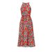 2024 European And American Women's New Summer Sexy Fashion Milk Silk Floral Print Long Dress_ecoleips.com