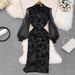 Cross-border High-end Dark-toned Vintage-style Modified Cheongsam For Young Women, With A Stand-up Collar,_ecoleips.com