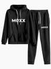 Women's Clothing Women's European American Style Sports Sweatshirt Set Casual Fashion Hooded Fleece Lined Two Piece Letter Print_ecoleips.com