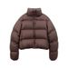 Off-Season Version Kendall Jenner Style Short High-Waisted Thickened Down Jacket For Petite Women, European And American_ecoleips.com
