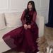 Elegant High-Waist Bodycon Dress With Rhinestone Detailing & Color Blocking For Women - Slim Fit Long Sleeve Party Dress_ecoleips.com