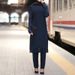 Women's Clothing Two Piece Set Middle Long Skirt_ecoleips.com