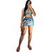 Women's Clothing Supply Summer Fashion Personality Tassel Stretch Denim Skirt Suit_ecoleips.com